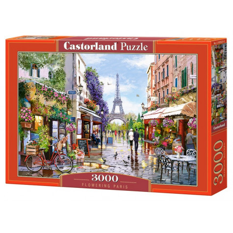CASTORLAND Puzzle Rozkvetlá Paříž 3000 dílků ~ 1