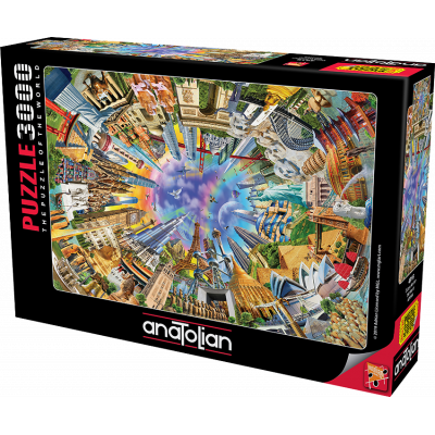 ANATOLIAN Puzzle Svět 3000 dílků