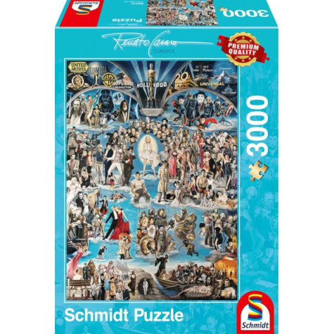 SCHMIDT Puzzle Sláva Hollywoodu 3000 dílků ~ 1