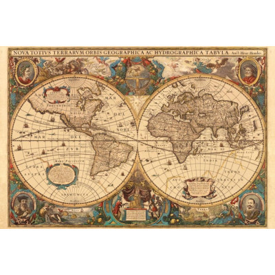 RAVENSBURGER Puzzle Historická mapa r.1630, 5000 dílků