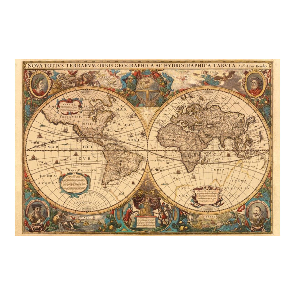 RAVENSBURGER Puzzle Historická mapa r.1630, 5000 dílků