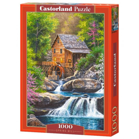 CASTORLAND Puzzle Mlýn na jaře 1000 dílků ~ 1