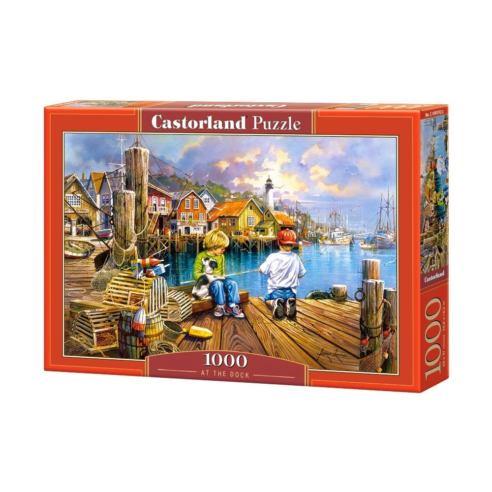 CASTORLAND Puzzle V přístavu 1000 dílků