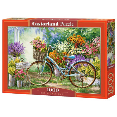 CASTORLAND Puzzle Květinový trh 1000 dílků