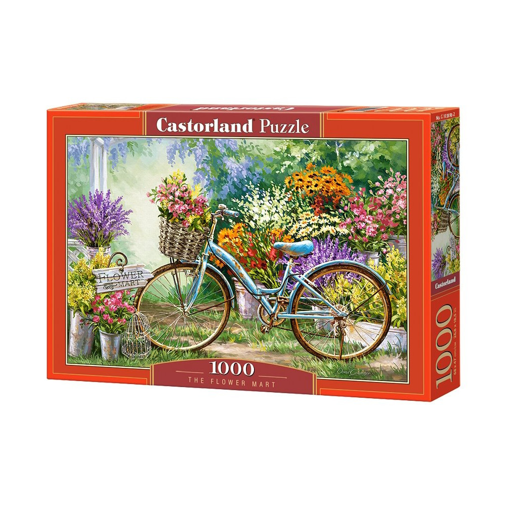 CASTORLAND Puzzle Květinový trh 1000 dílků