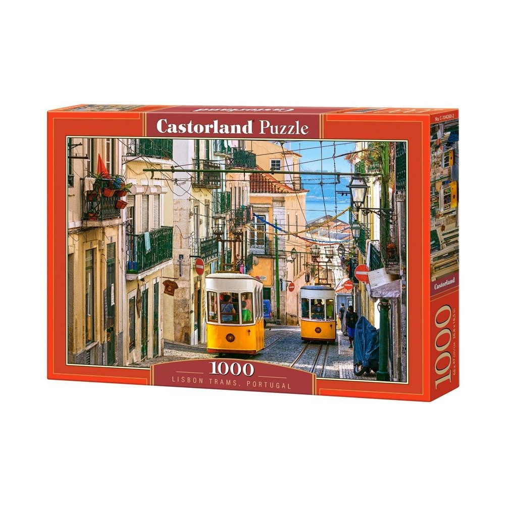 CASTORLAND Puzzle Lisabonské tramvaje, Portugalsko 1000 dílků