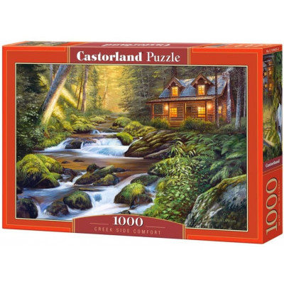 CASTORLAND Puzzle Domek u řeky 1000 dílků