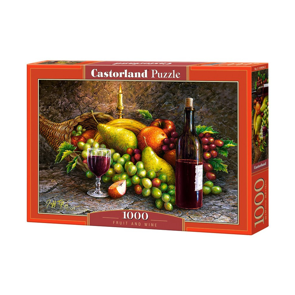 CASTORLAND Puzzle Ovoce a víno 1000 dílků