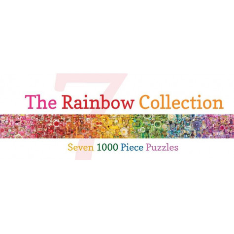 COBBLE HILL Puzzle Barvy duhy: Růžová 1000 dílků