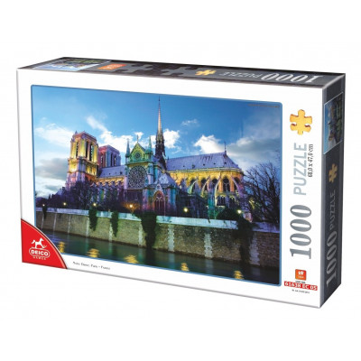 DEICO Puzzle Notre Dame, Paříž 1000 dílků
