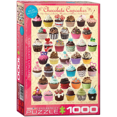 EUROGRAPHICS Puzzle Čokoládové dortíky (Cupcakes) 1000 dílků