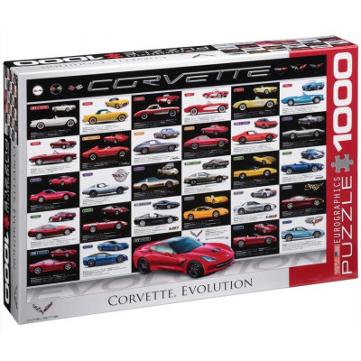 EUROGRAPHICS Puzzle Vývoj Corvette 1000 dílků