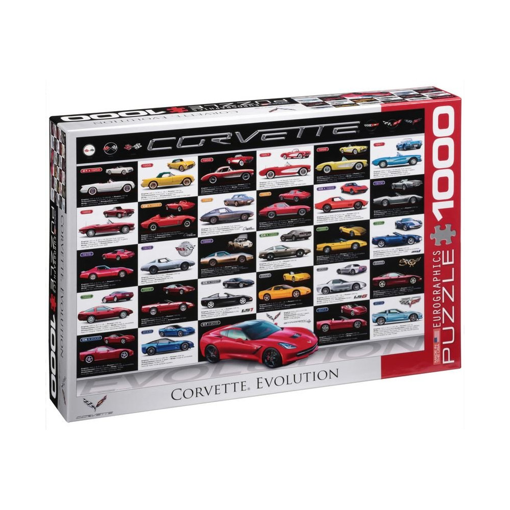 EUROGRAPHICS Puzzle Vývoj Corvette 1000 dílků