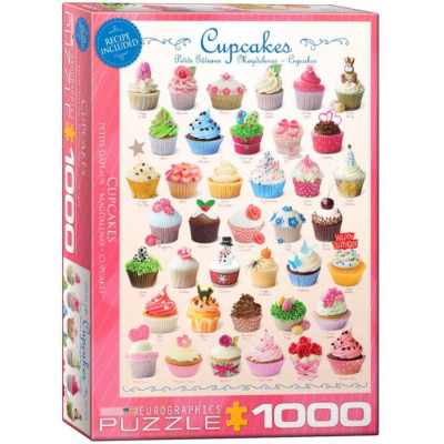 EUROGRAPHICS Puzzle Dortíky (Cupcakes) 1000 dílků