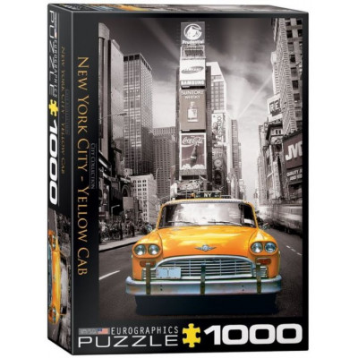 EUROGRAPHICS Puzzle Žlutý taxík v New Yorku 1000 dílků