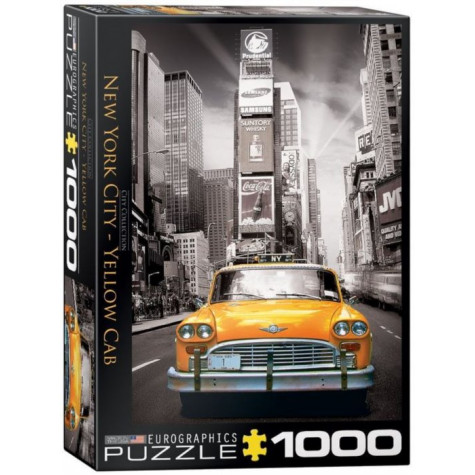 EUROGRAPHICS Puzzle Žlutý taxík v New Yorku 1000 dílků ~ 1