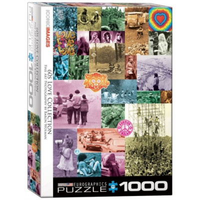 EUROGRAPHICS Puzzle Láska 60. léta 1000 dílků