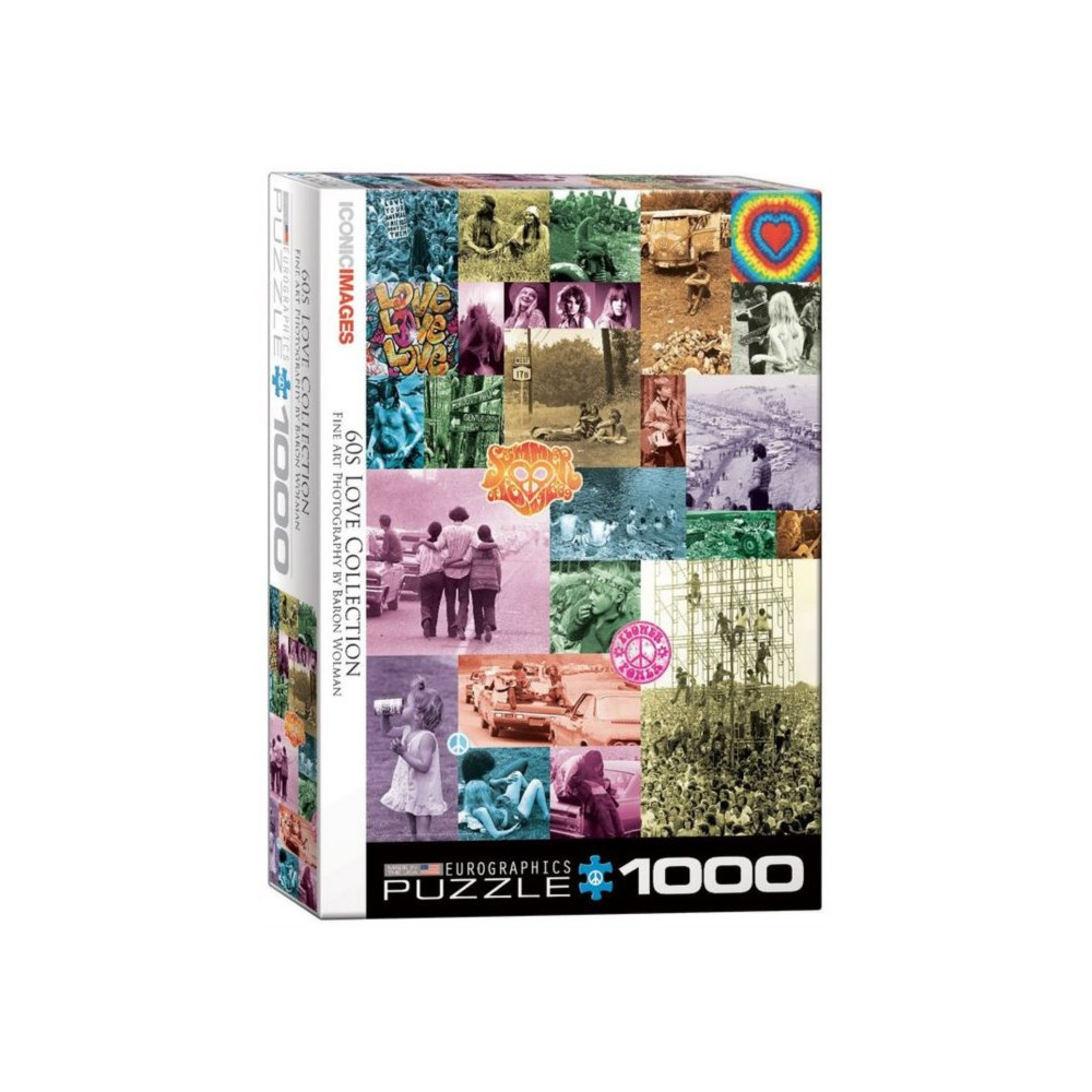 EUROGRAPHICS Puzzle Láska 60. léta 1000 dílků