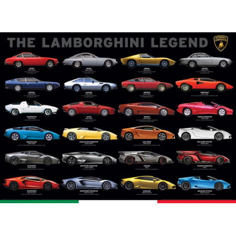 EUROGRAPHICS Puzzle Lamborghini Legend 1000 dílků