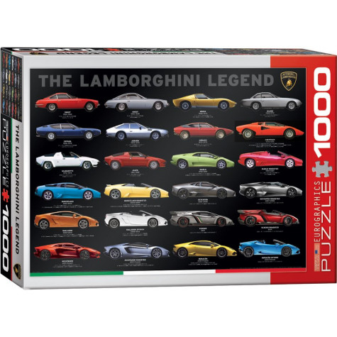 EUROGRAPHICS Puzzle Lamborghini Legend 1000 dílků ~ 1