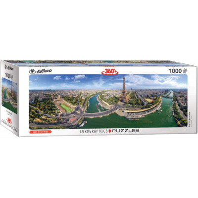 EUROGRAPHICS Panoramatické puzzle Paříž, Francie 1000 dílků