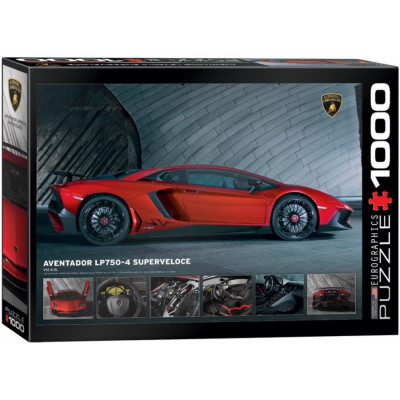 EUROGRAPHICS Puzzle Lamborghini Aventador LP 750-4, 1000 dílků