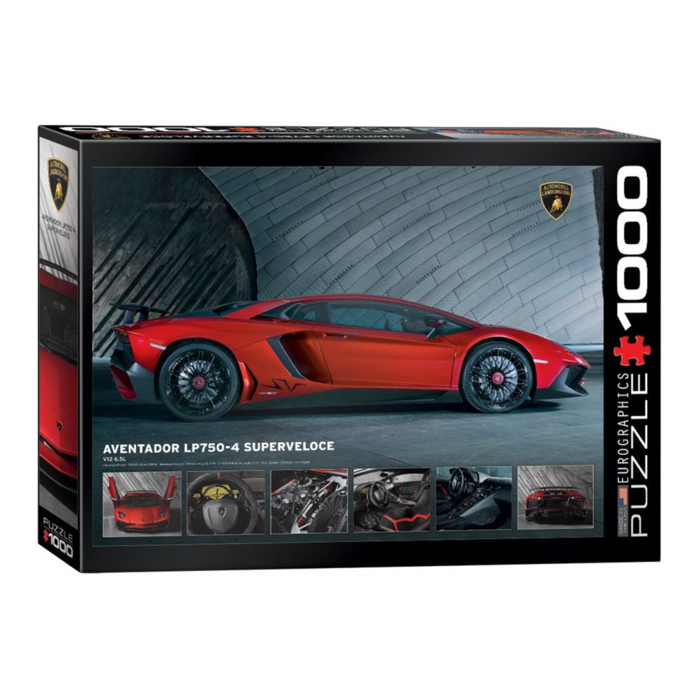 EUROGRAPHICS Puzzle Lamborghini Aventador LP 750-4, 1000 dílků