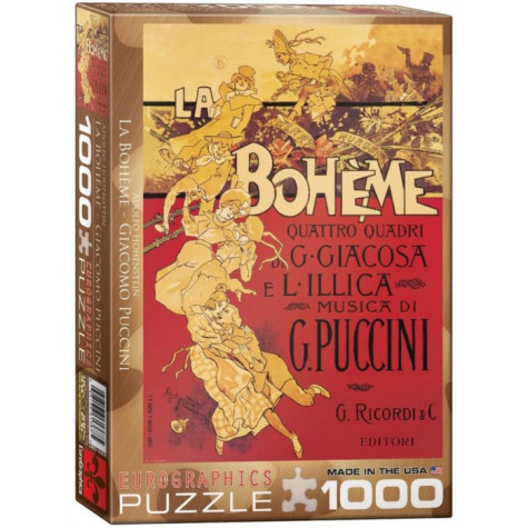 EUROGRAPHICS Puzzle La Bohéme 1000 dílků