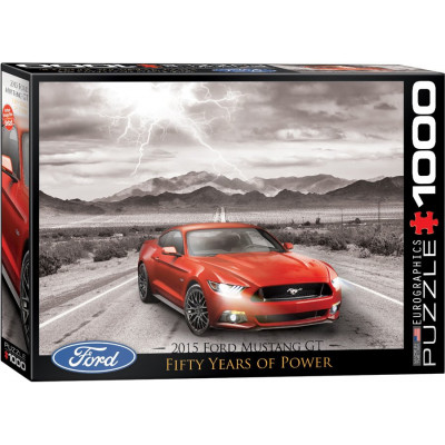 EUROGRAPHICS Puzzle Ford Mustang GT 2015, 1000 dílků
