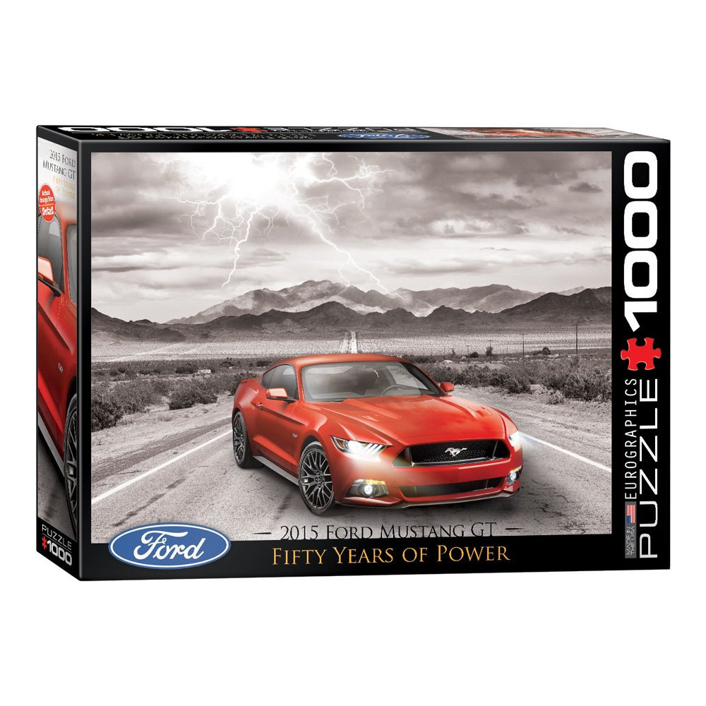 EUROGRAPHICS Puzzle Ford Mustang GT 2015, 1000 dílků