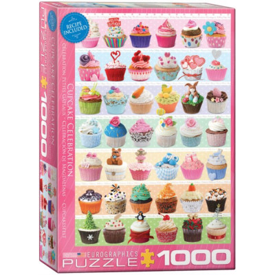 EUROGRAPHICS Puzzle Oslava cupcakes 1000 dílků