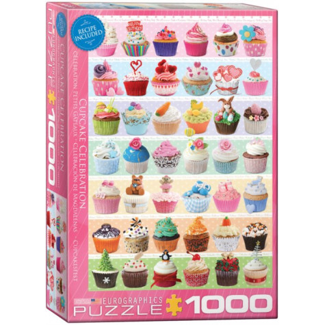 EUROGRAPHICS Puzzle Oslava cupcakes 1000 dílků ~ 1
