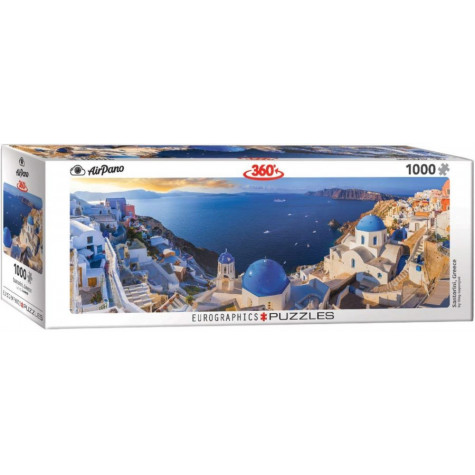 EUROGRAPHICS Panoramatické puzzle Santorini, Řecko 1000 dílků