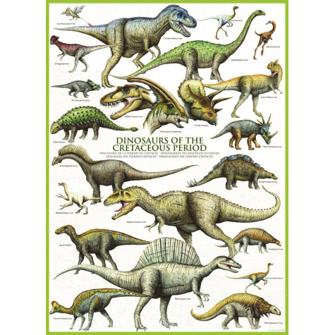 EUROGRAPHICS Puzzle Svět dinosaurů: Křída 1000 dílků ~ 2