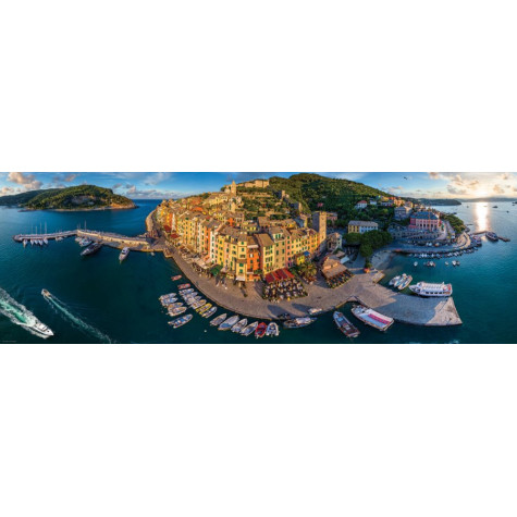 EUROGRAPHICS Panoramatické puzzle Porto Venere, Itálie 1000 dílků