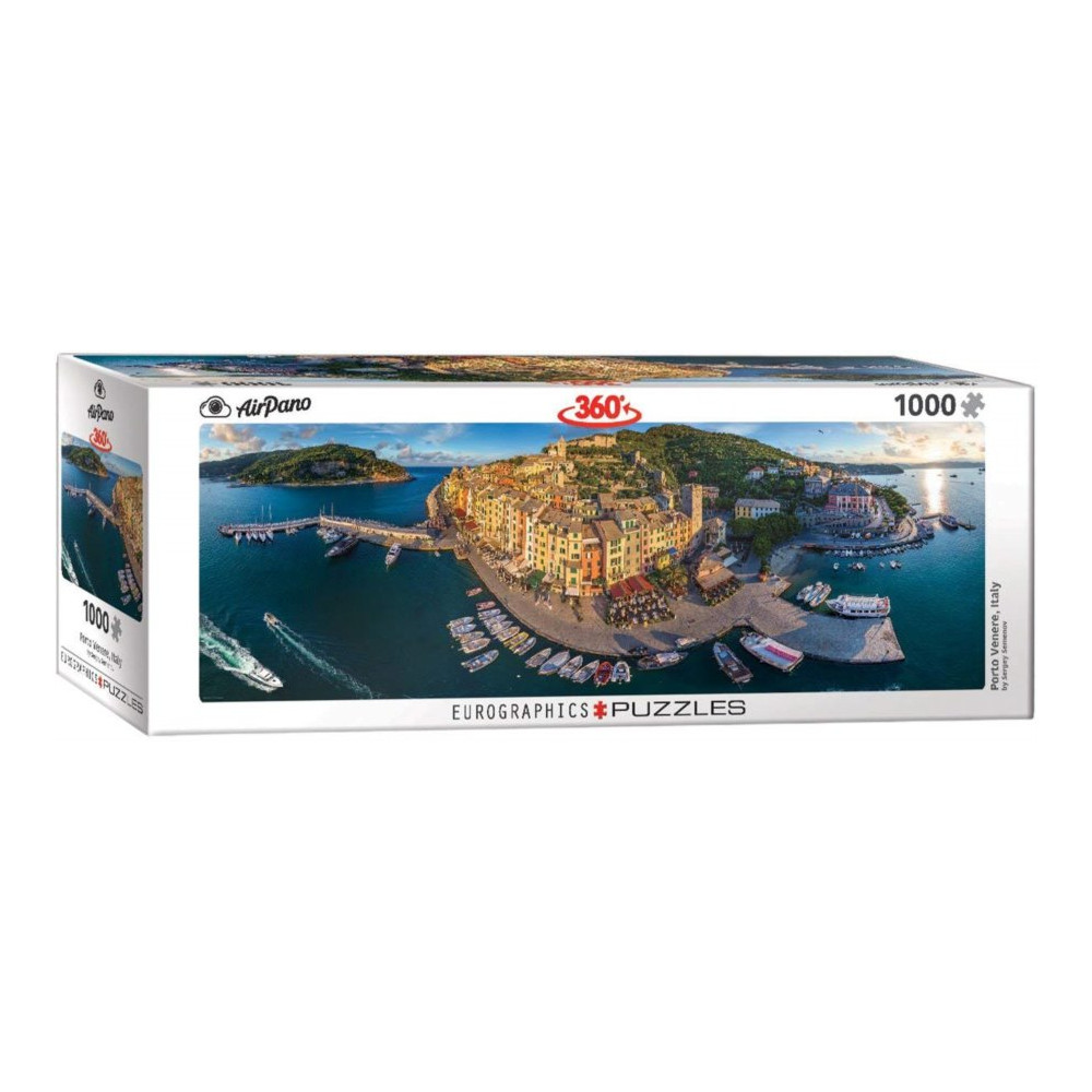 EUROGRAPHICS Panoramatické puzzle Porto Venere, Itálie 1000 dílků