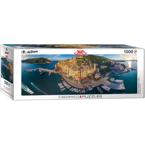 EUROGRAPHICS Panoramatické puzzle Porto Venere, Itálie 1000 dílků ~ 1