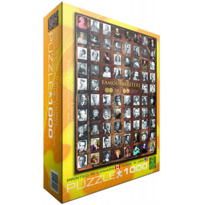 EUROGRAPHICS Puzzle Slavní spisovatelé 1000 dílků