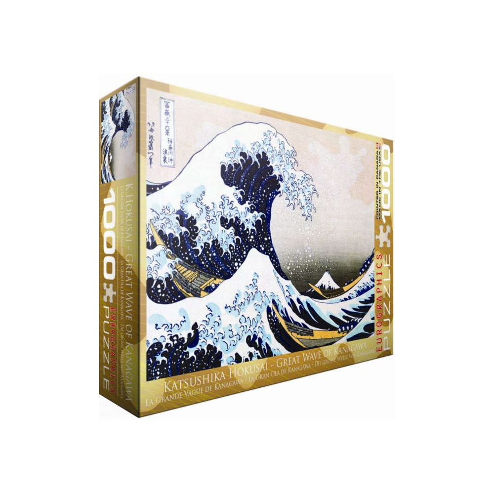 EUROGRAPHICS Puzzle Velká vlna Kanagawa 1000 dílků
