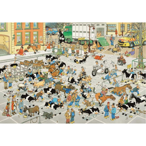 JUMBO Puzzle Trh s dobytkem 1000 dílků