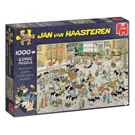 JUMBO Puzzle Trh s dobytkem 1000 dílků ~ 1