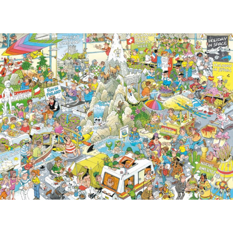 JUMBO Puzzle Prázdninový veletrh 1000 dílků