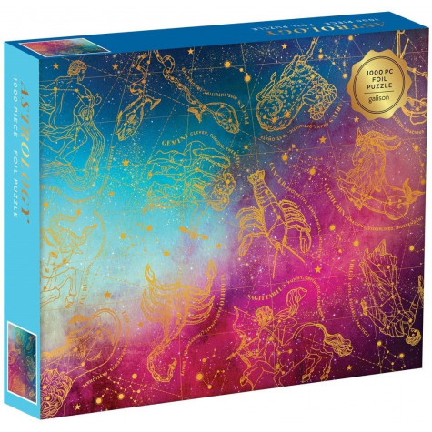 GALISON Metalické puzzle Astrologie 1000 dílků