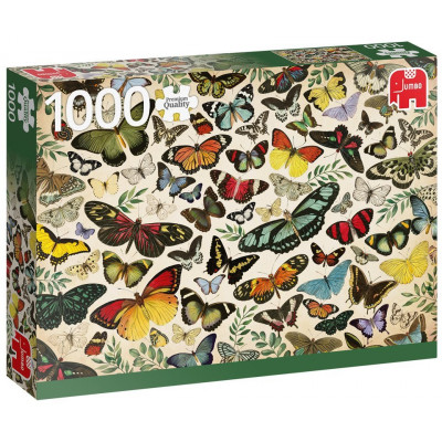 JUMBO Puzzle Plakát s motýly 1000 dílků