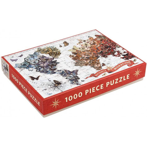 GALISON Puzzle Migrace motýlů 1000 dílků ~ 3
