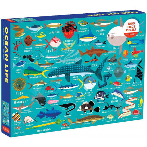 GALISON Puzzle Život v oceánu 1000 dílků ~ 1