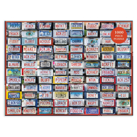 GALISON Puzzle Poznávací značky 1000 dílků ~ 2