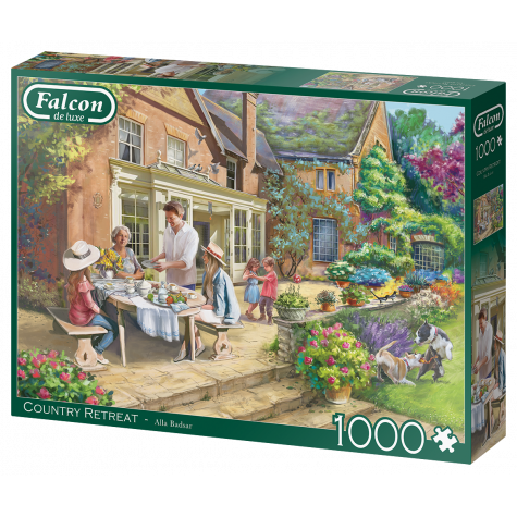 FALCON , JUMBO Puzzle Odpočinek na venkově 1000 dílků ~ 1