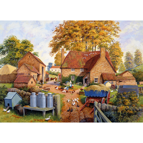 FALCON , JUMBO Puzzle Podzim na farmě 1000 dílků ~ 2