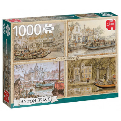 JUMBO Puzzle Plavba vodními kanály 1000 dílků